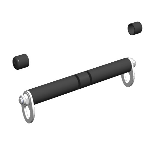 RP076 + KT761 - Zipspeed™ Tandem Trolley with Stabiliser Bar Fitted